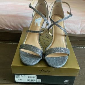 INC Darria strappy open toe ankle buckle sandals